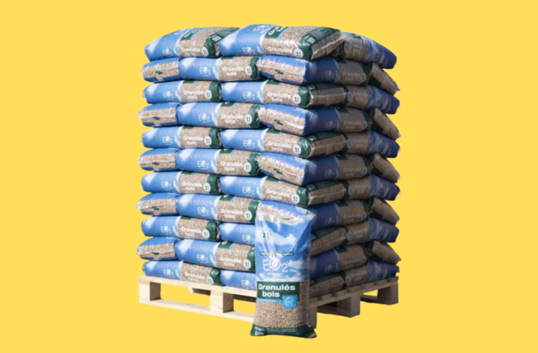 Granulés de bois EO2 Premium 15 kg × 66 – Palette de 990 kg