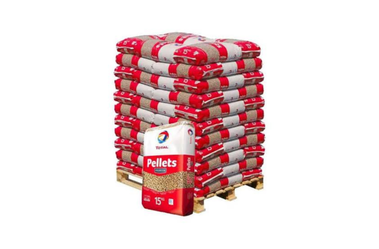 Granulés de Bois TotalEnergies Premium 100 % Résineux – Palette de 990 kg