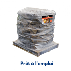 Ballot de bûches 30 cm Chêne & Fayard étuvé – Bois de chauffage sec prêt à l’emploi