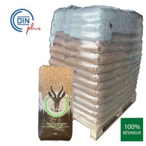 Pellets de Bois Stark Premium 100% Résineux DIN Plus – 84 Sacs de 15 kg
