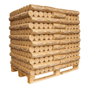 Bûches densifiées de jour Piveteau – Palette 104 paquets de 5 bûches – 520 bûches
