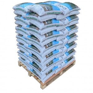 Granulés de bois COGRA 15 kg – Palette 70 sacs – 100% résineux – 1050 kg