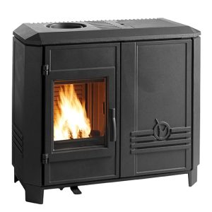 Poêle Mixte Invicta Carolo Mix – 6,5 kW – Bois & Granulés