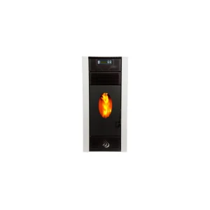 Poêle à Granulés Belleza Veronica 15 kW – Blanc – Chauffage Puissant